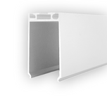 LED PROFIIL 23x40 toiteploki Valge