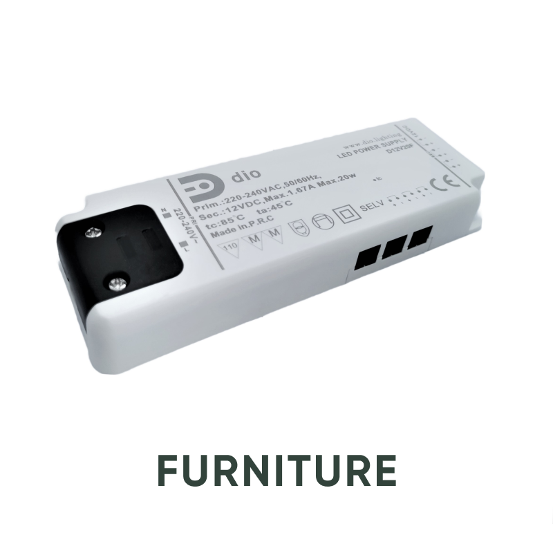 LED Trafo 12V. 20W, 1,67A