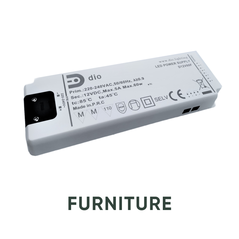 LED Trafo 12V. 60W, 5A