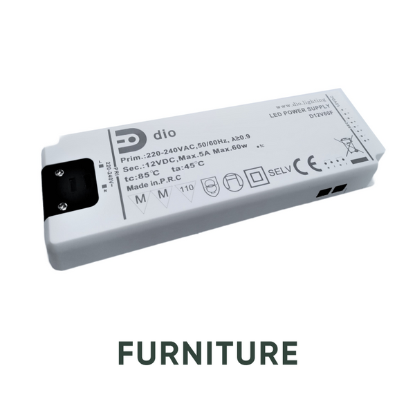 LED Trafo 12V. 60W, 5A