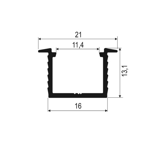LED profiil GROOVE MAXI