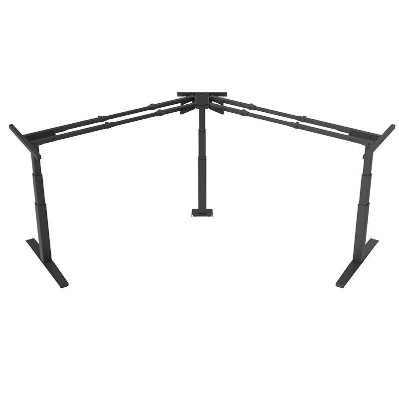 Electric height adjustable tripple desk frames (square, 3p.)