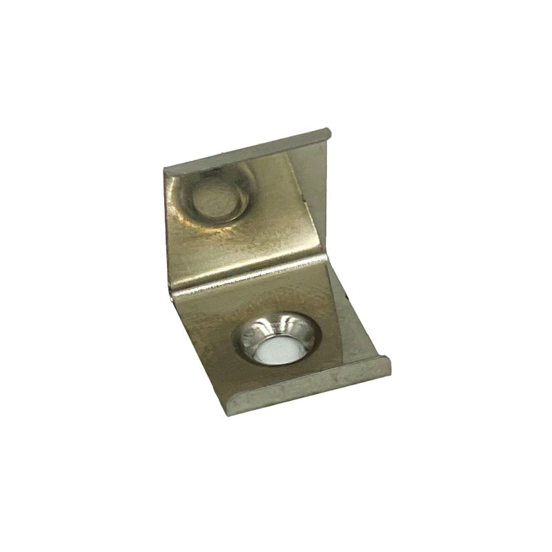 Holder for LED profile CORNER 16×16 stainless steel