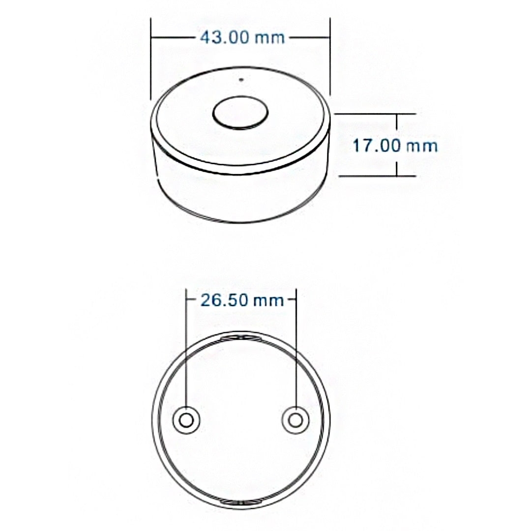 LED lighting mini round remote control