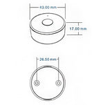 LED lighting mini round remote control