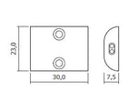 Hand movement sensor switch (surface) — Colour: Grey (A-J/D-R2)