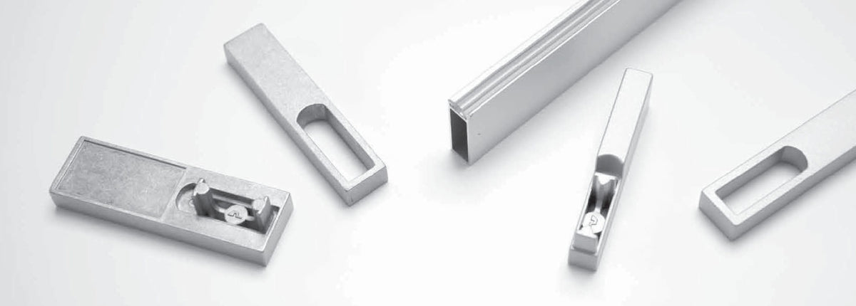 Hanging rail LINEAR S side bracket anthracite