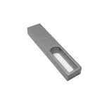 Hanging rail LINEAR S central bracket — Colour: silver (K-1 /LG73-B)