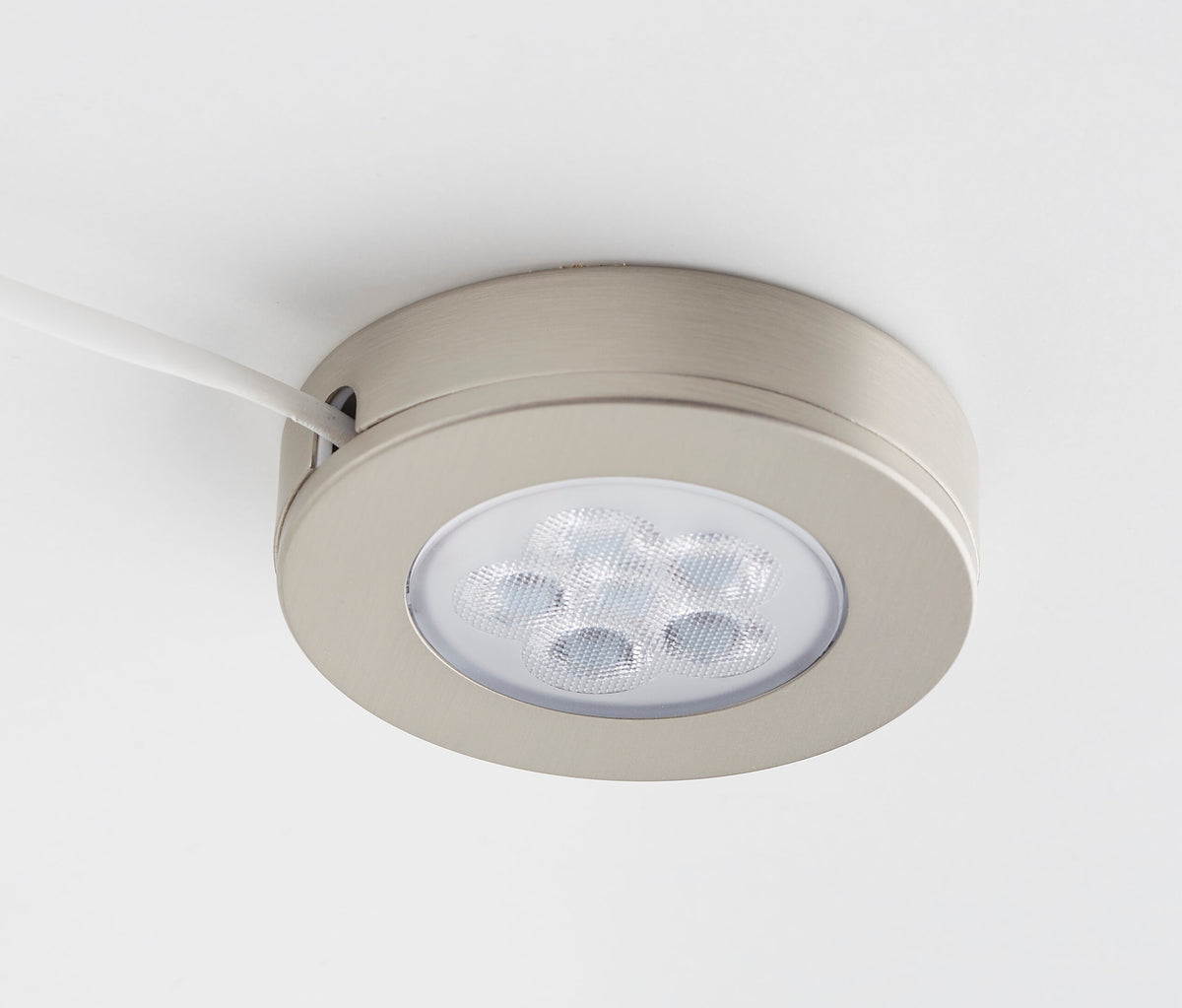 LED lamp LEDI outer ring for surface mounting (stainless steel/white) white