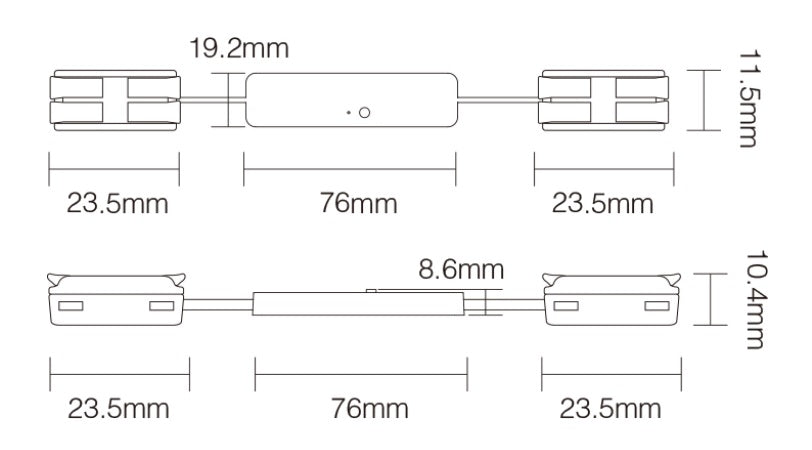 Controller MINI for 1-zone single color LED strip (ECO)