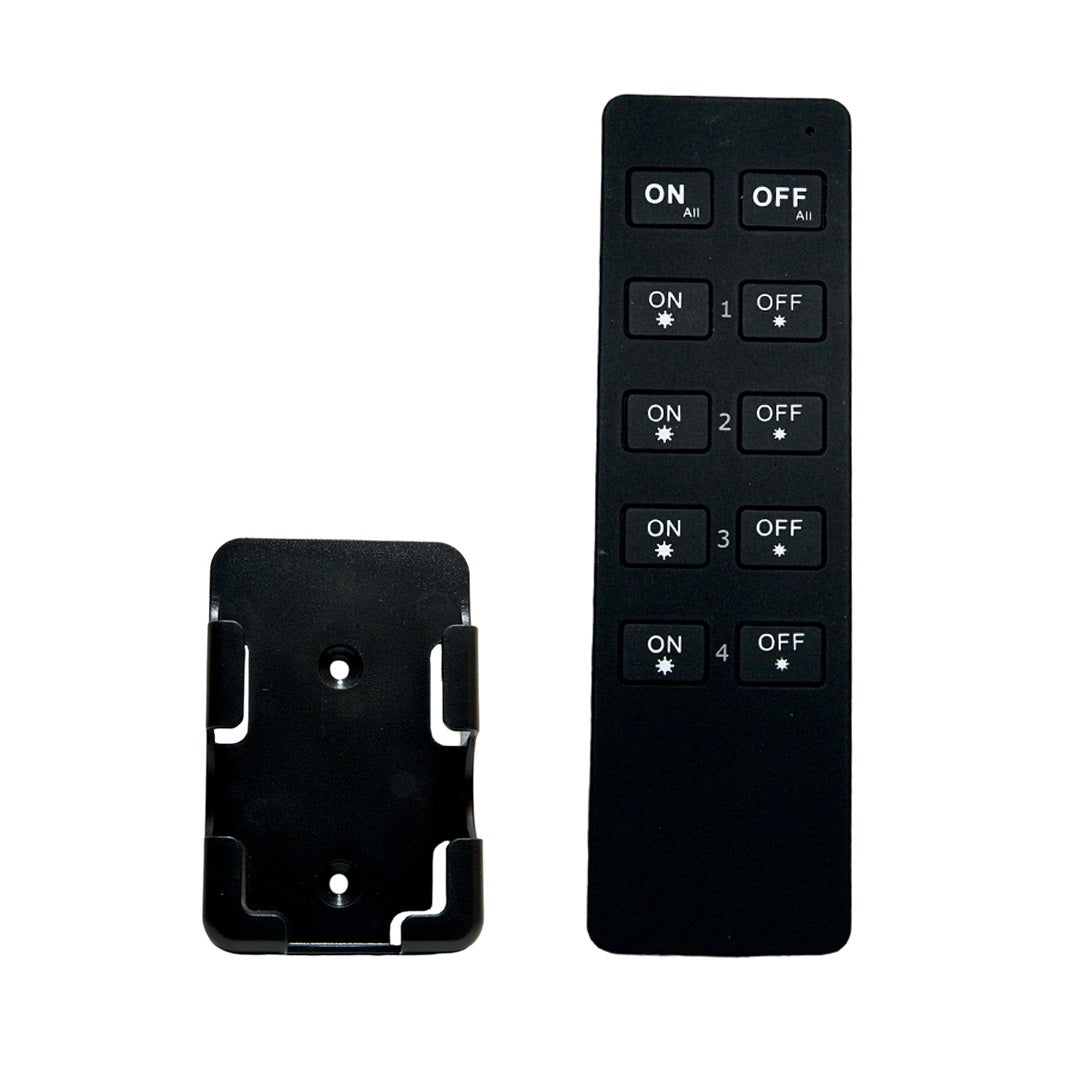 LED lighting 4 zone remote control — Warranty: 2 years, Dimensions: 135x40x11mm, Working distance: 30m