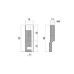Hanging rail 15x30 central STYLE bracket anthracite