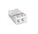 CONNECTOR WAGO FOR SOLID WIRE CABLE 2 connection points (2x0.14-4mm)