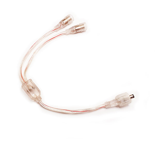 2 Way connector with fast connector IP67