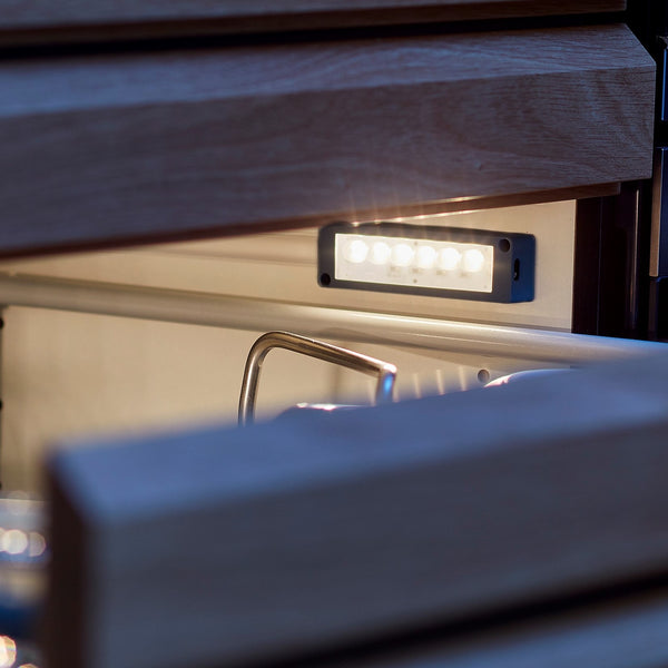 LED lamp with sensor from door opening Right