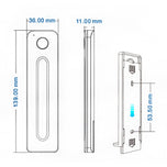 LED LIGHTING 1 ZONE REMOTE CONTROL — Warranty: 2 years, Dimensions: 135x40x11mm, Working distance: 30m