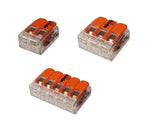 CONNECTOR WAGO COMPACT SPLICING 5 connection points (5x0.14-4mm)