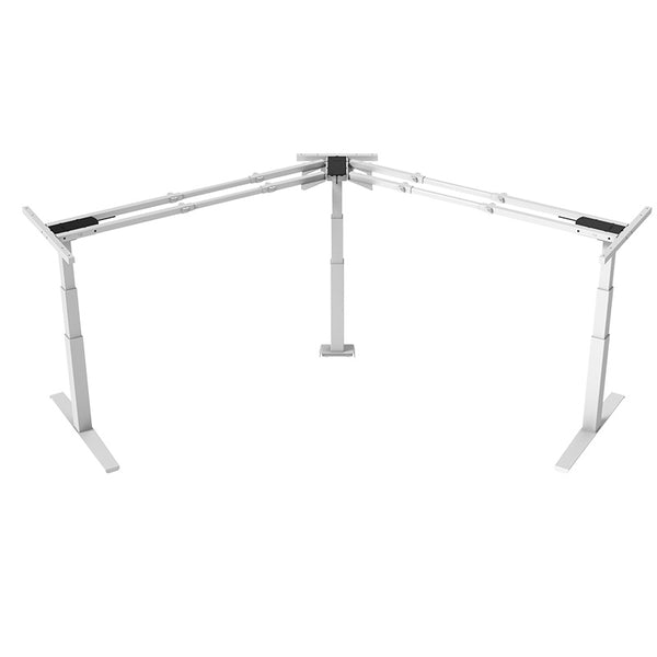 Electric height adjustable tripple desk frames (square, 3p.)