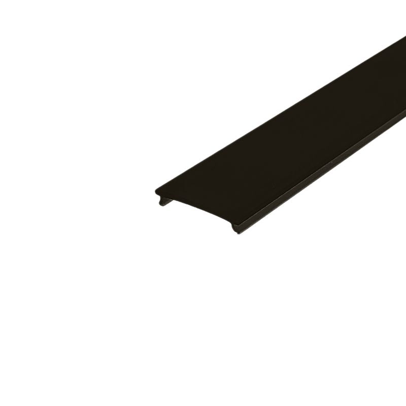 Cover for LED profile wide (black matt)