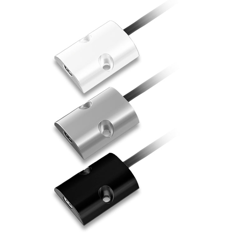 Triple sensor switch for doors (surface) — Colour: grey, Operating principle: from door opening 2 - 60mm