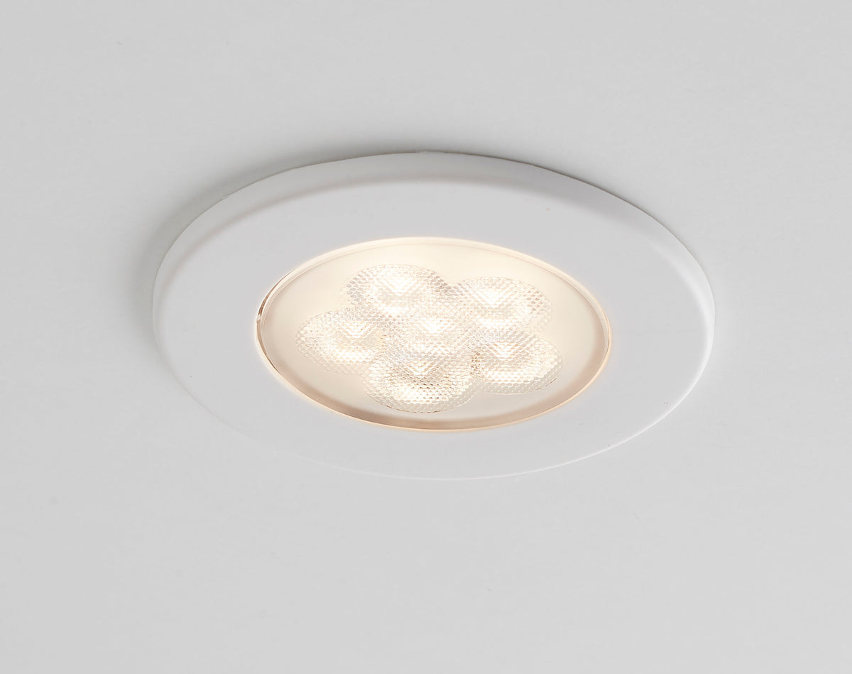 LED lamp LEDI outer decor plate (white/black)