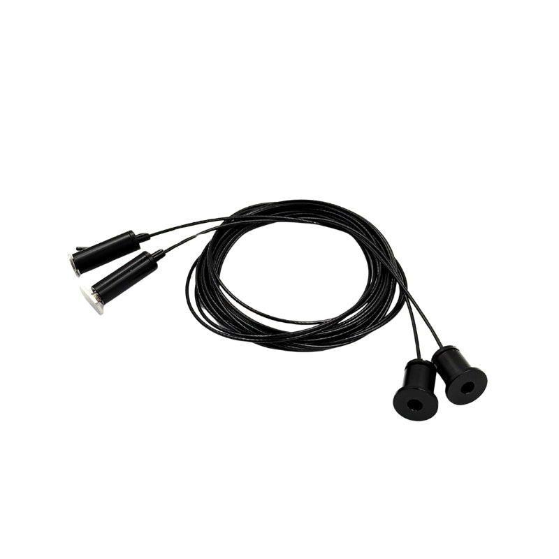 Pakabinimo elementas LED profiliui, juoda