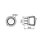 Mechanical recessed switch