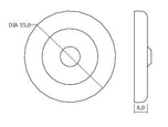 PIR motion sensor switch (surface) — Colour: grey