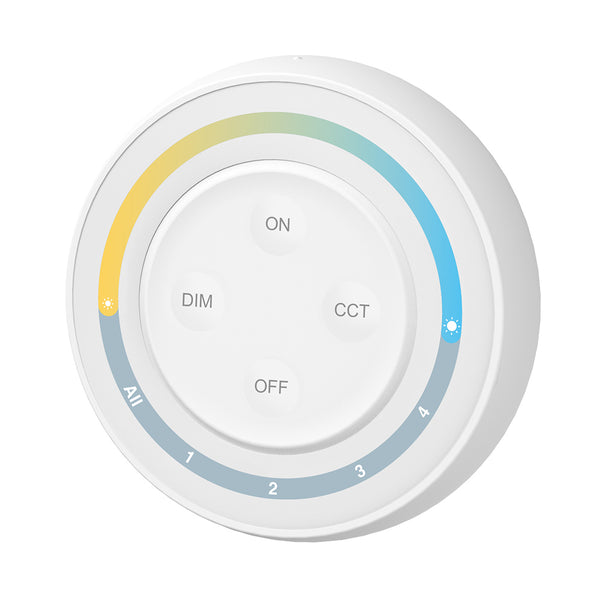 Remote control for 4-zone single color / CCT strip (EKO) — Colour: White (A-V/E-15/4b)