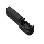 Hanging rail 15×30 side STYLE bracket — Colour: White (K-2 /LG70B-S)