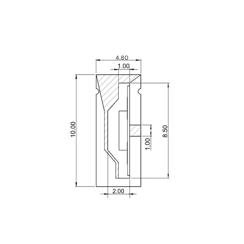 LED-riba NEON Freecut, painduv, 4×8 mm, 10 W/m, 24 V, soe valge WW (3000 K), 180 LED/m