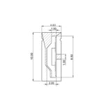 LED-riba NEON Freecut, painduv, 4×8 mm, 10 W/m, 24 V, soe valge WW (3000 K), 180 LED/m