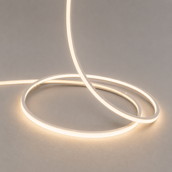 LED-riba NEON Freecut, painduv, 4×8 mm, 10 W/m, 24 V, soe valge WW (3000 K), 180 LED/m